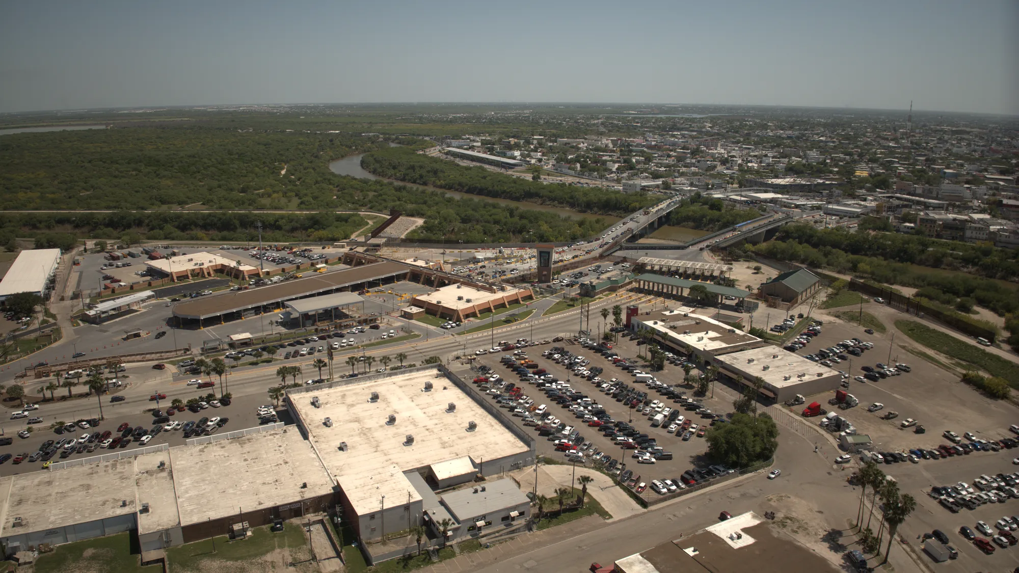Border Crossing Aerial