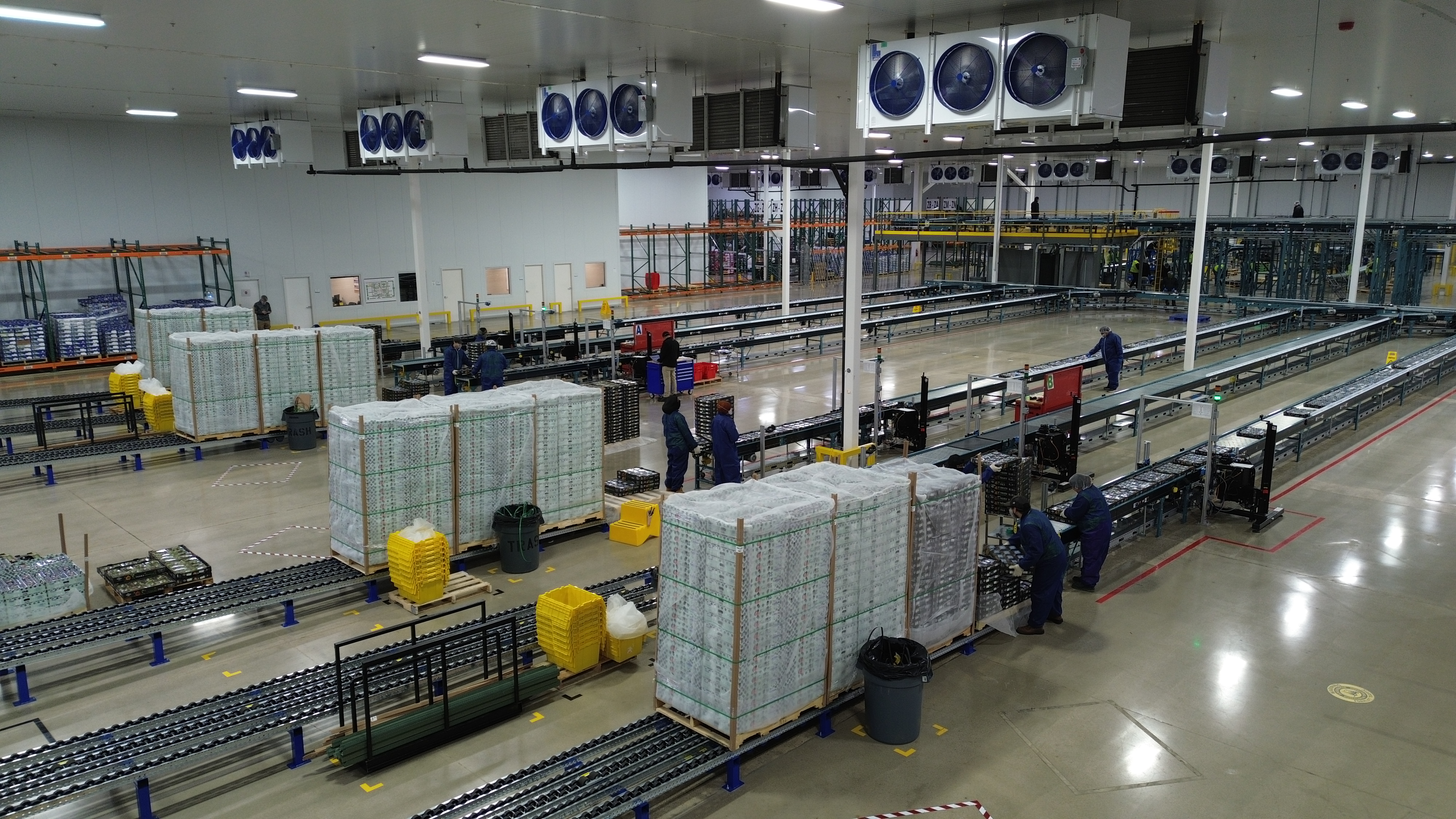 Cold Storage Facility Interior