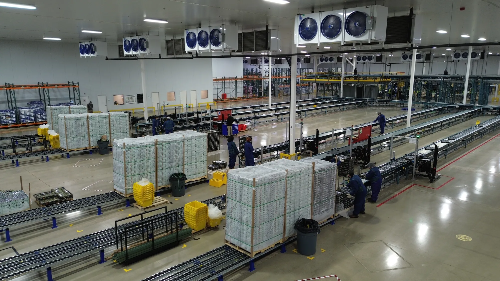 Cold Storage Facility Interior
