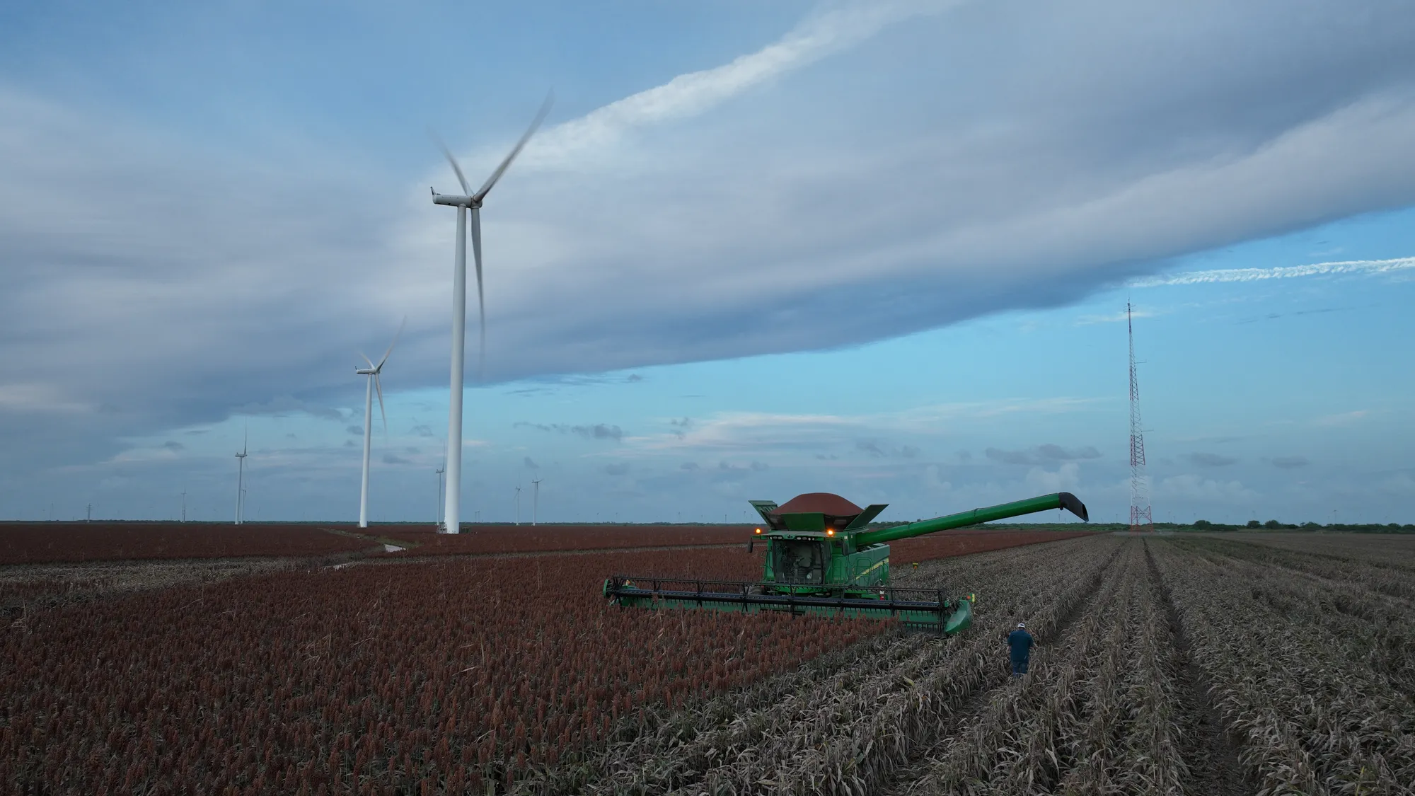 Combine Harvest Dusk