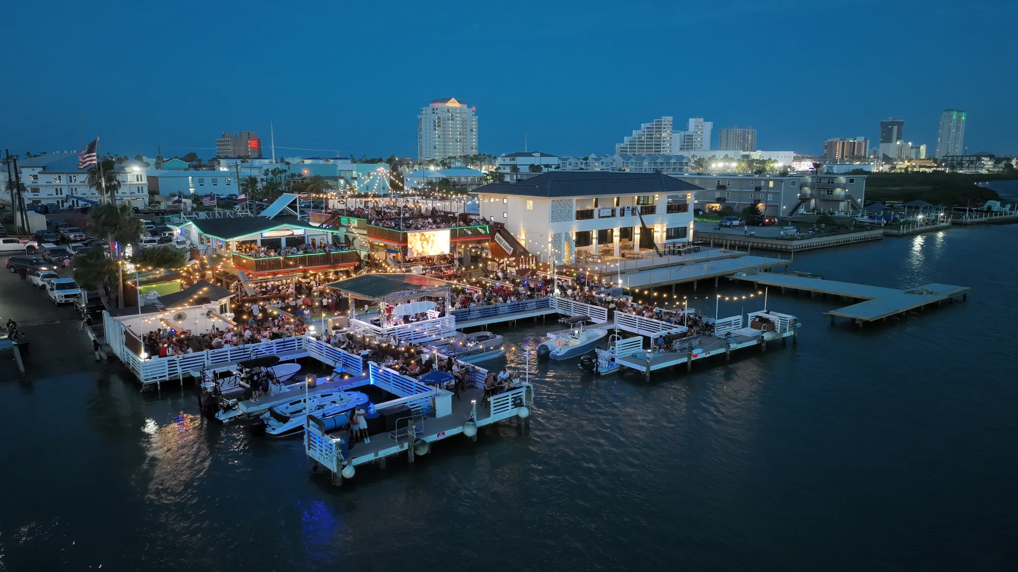 Port Isabel Waterfront Night