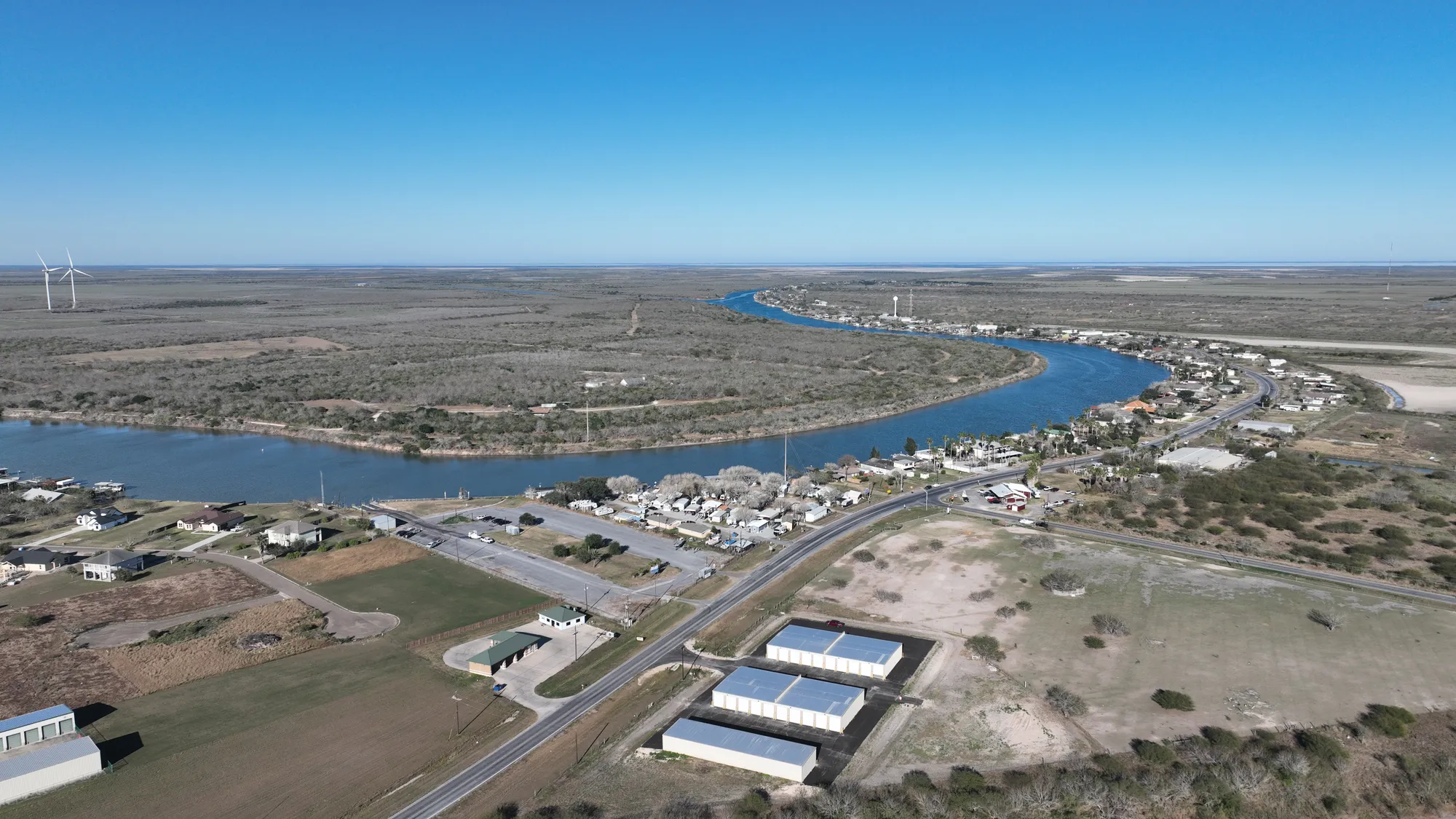 South Texas Waterway Aerial