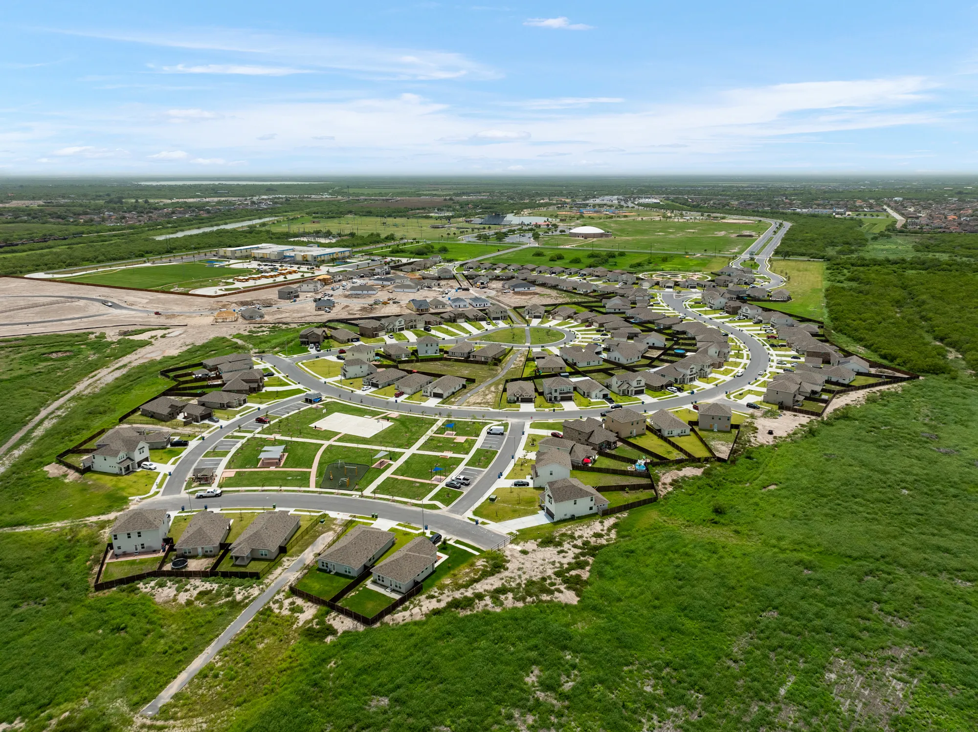 Subdivision Development Aerial