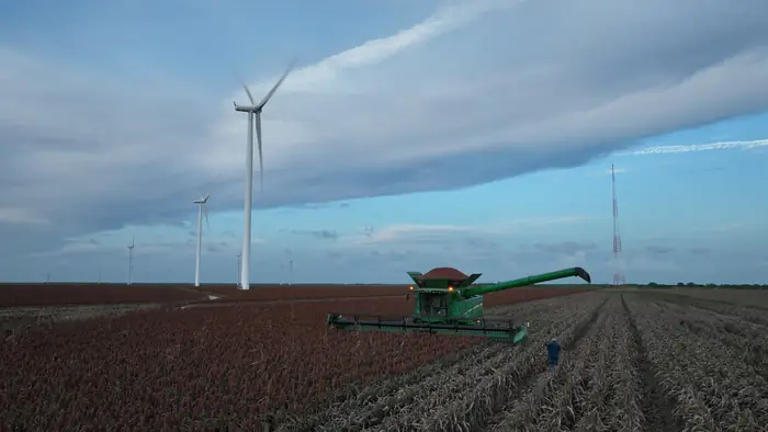 Combine Harvest Dusk