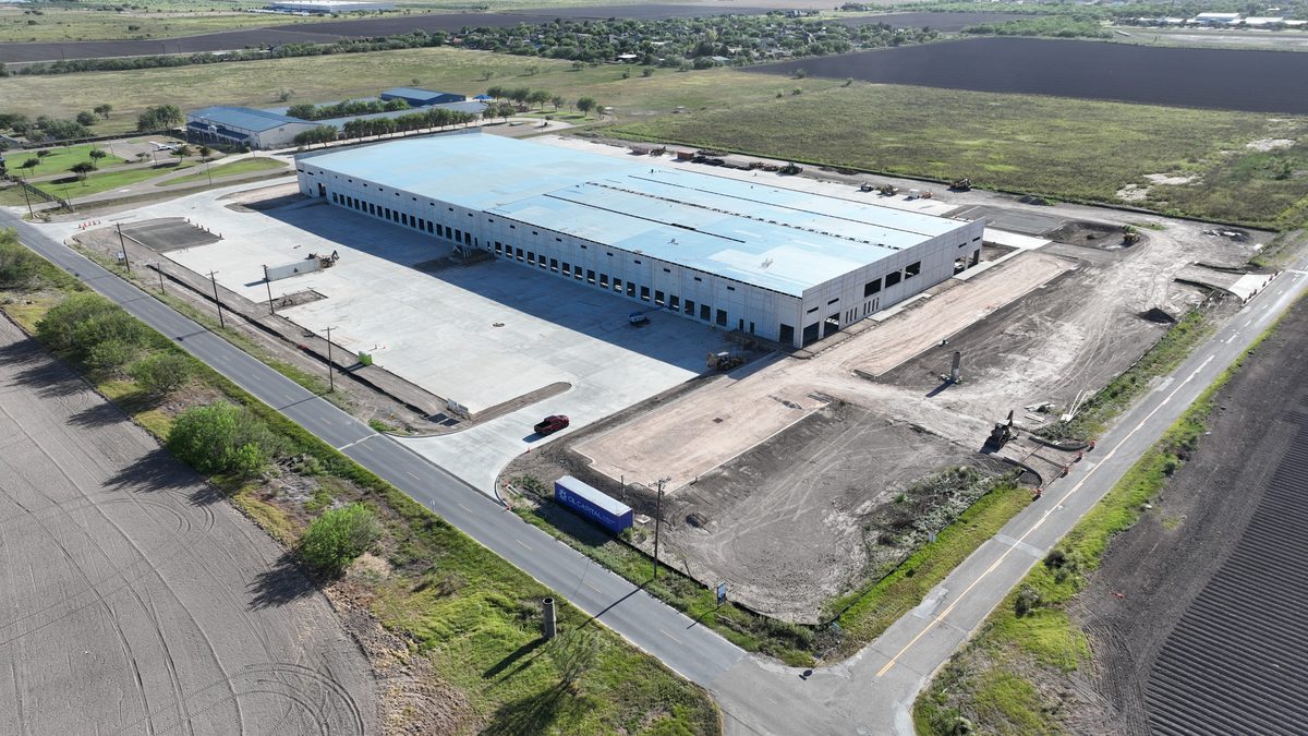 Commercial warehouse aerial — Rio Grande Valley