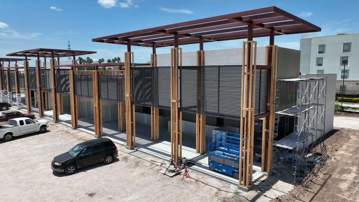 Commercial building under construction