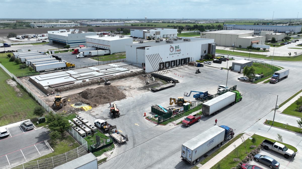 Industrial expansion aerial