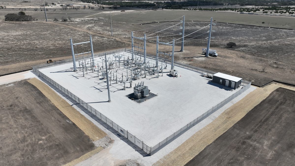 Electrical substation aerial inspection